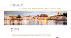 Desktop Screenshot of petershof.de